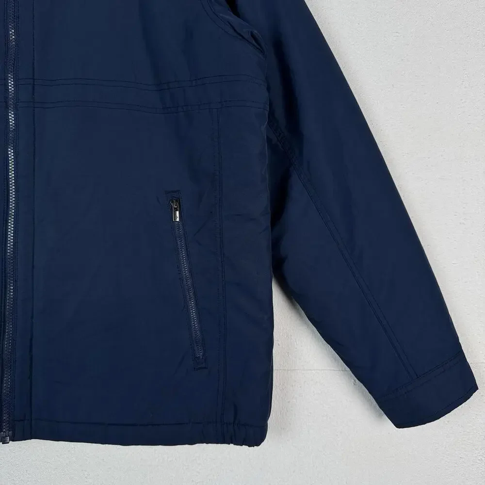 Columbia Sportswear Full Zip Jacket Mens‎ Size Large Blue Extra Pockets